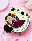 "Love one an Otter" Chonk Sea Otter Pin Enamel Pin