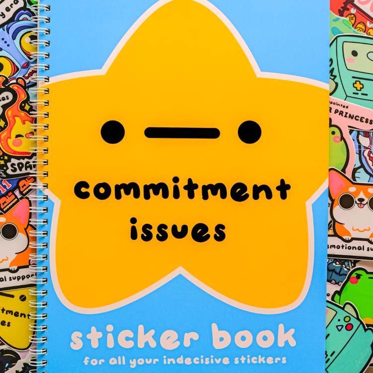 Committment Issues Gold Star Stickerbook Sticker Book