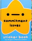 Committment Issues Gold Star Stickerbook Sticker Book
