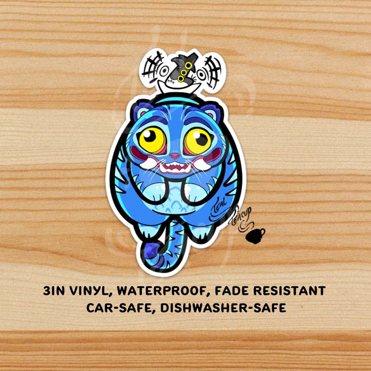 Derpy & Sussie Spirited Away Sticker TealTeacup Shop