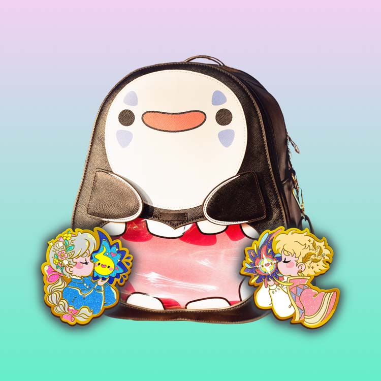 BUNDLE: Bathhouse Cutie ITA Bag + Falling Heart Pin Set ITA BAG