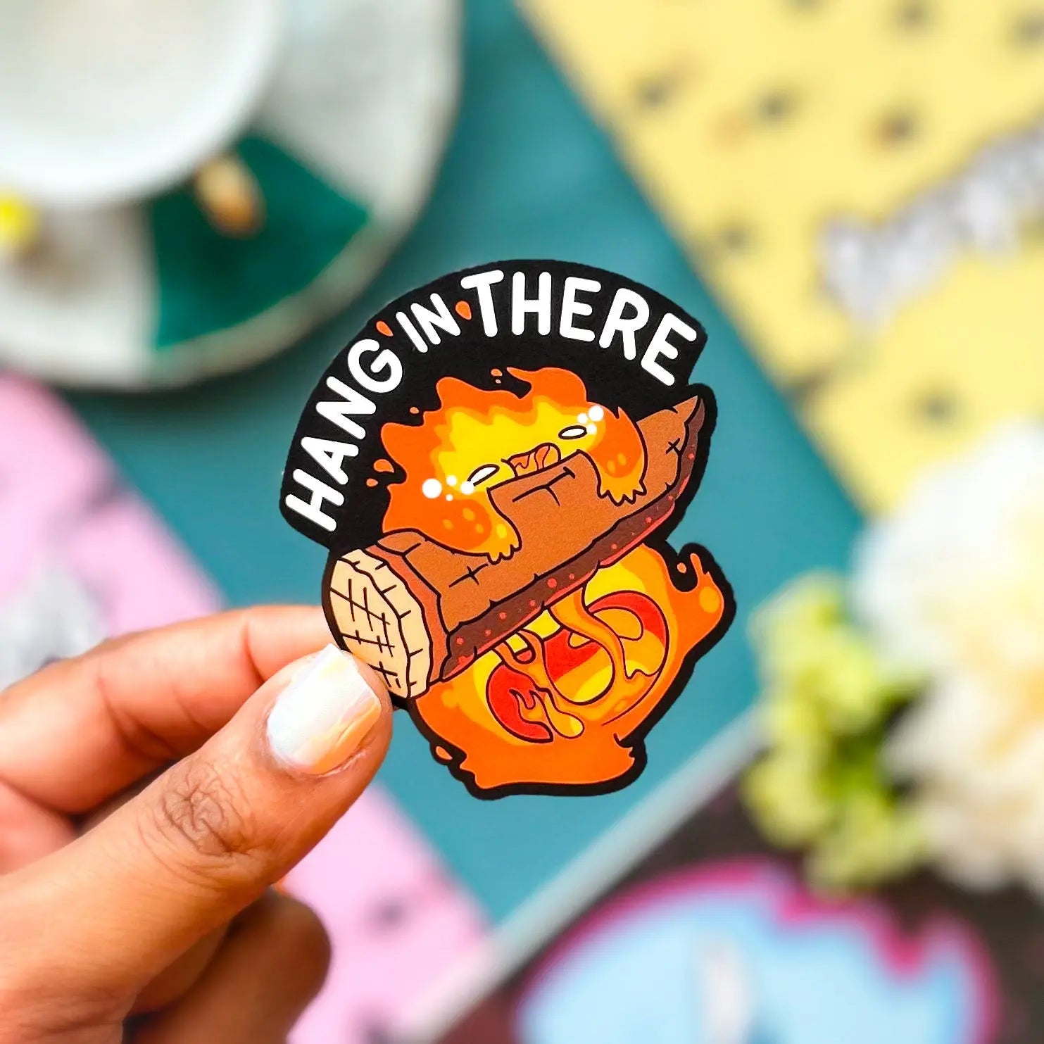 Hang in There Sticker - TealTeacup LLC