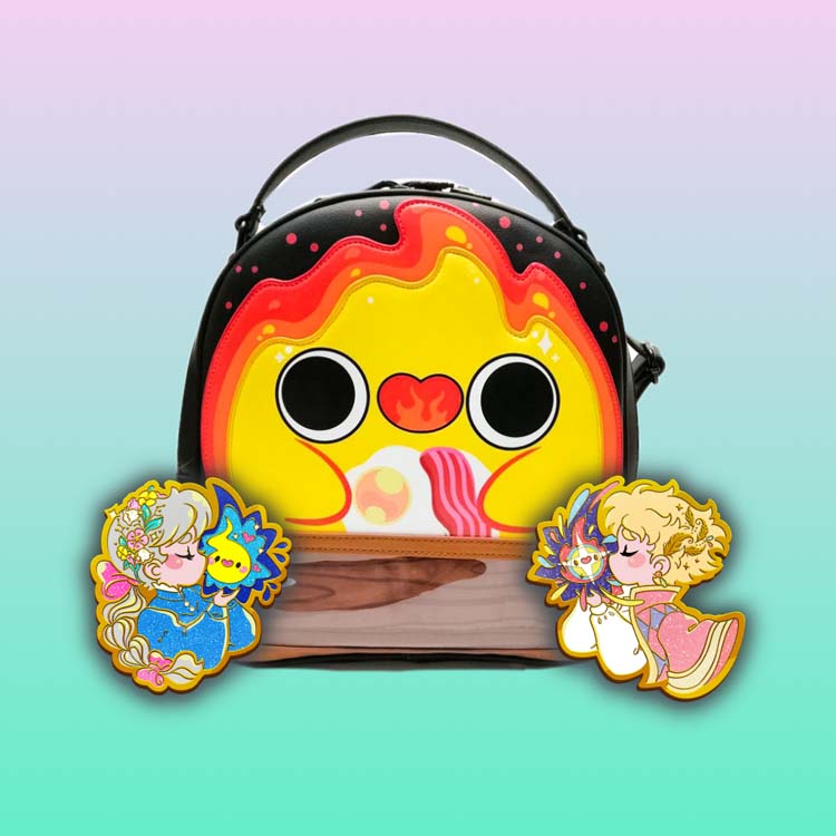 BUNDLE: Fire Demon ITA Bag + Falling Heart Pin Set ITA BAG