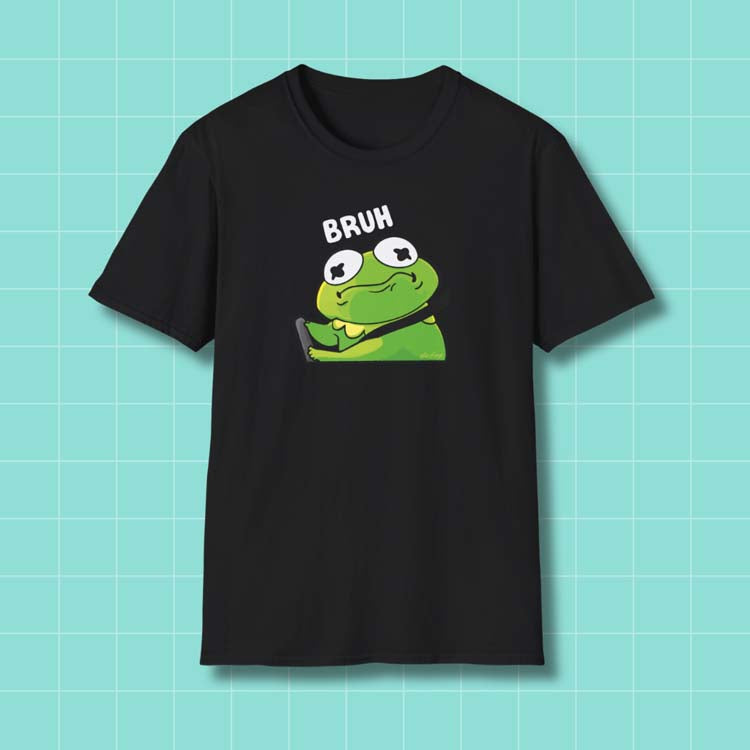 Bruh Frog T-Shirt Printify