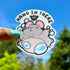 Hang in There Mousebird Sticker Enamel Pin