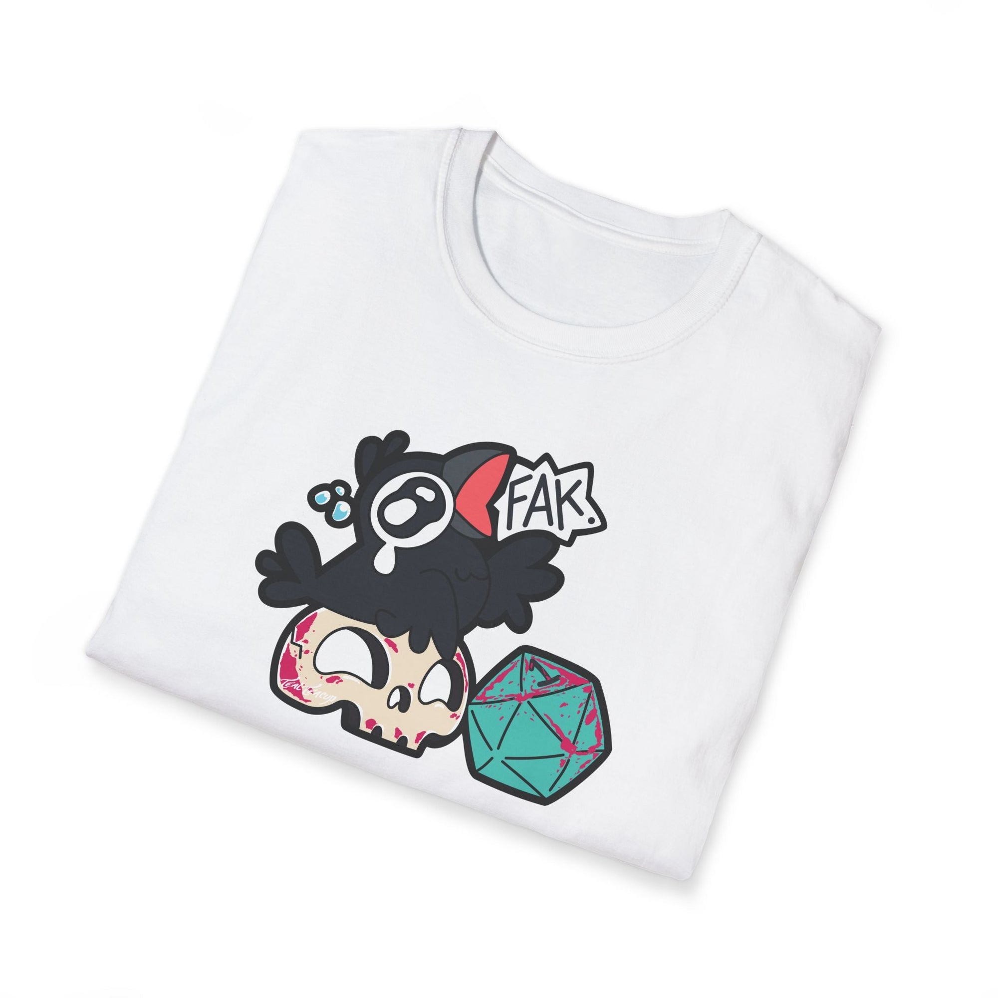"Fak" Critical Fail ChonkCrow T-Shirt Printify
