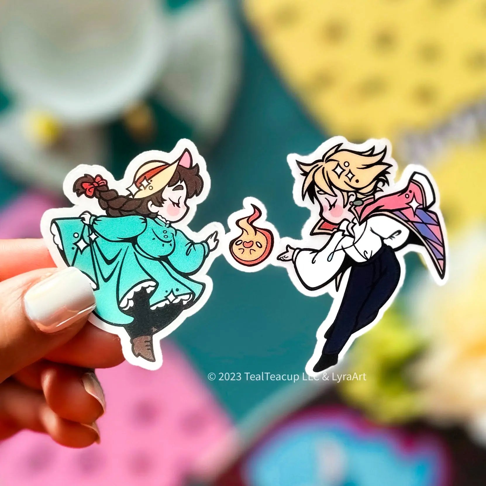 TealxLyra Collab Day Sticker Sticker