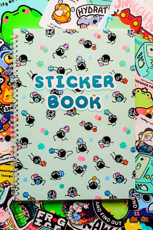 Soot Sprite Stickerbook (A4 Size) Sticker Book