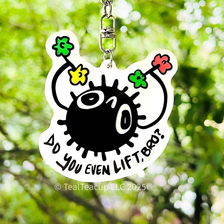 Lift Bro Charm TealTeacup LLC