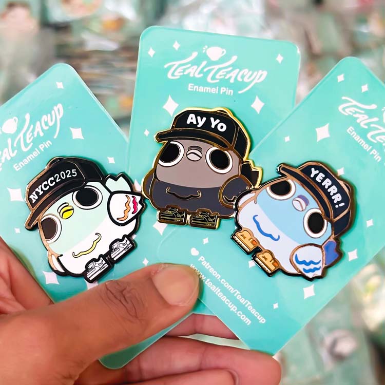 PREORDER: Chonk Pigeon “YERRR” Pin Enamel Pin