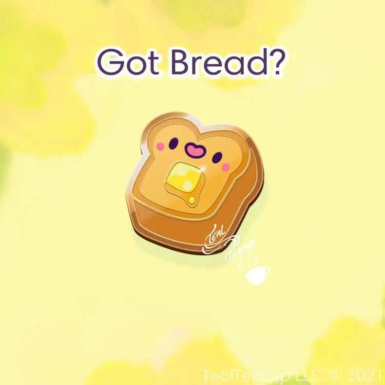 Butter Bread Pin Enamel Pin