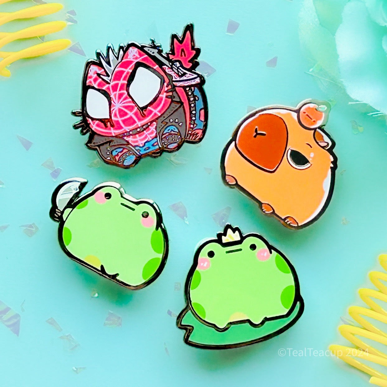 BUNDLE: 2 ChonkCat Pins Enamel Pin Set