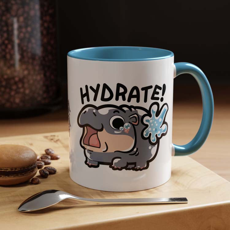 "Hydrate" Moo Deng Mug Printify