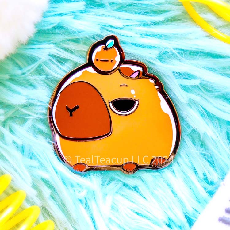ChonkCapybara Pin Enamel Pin