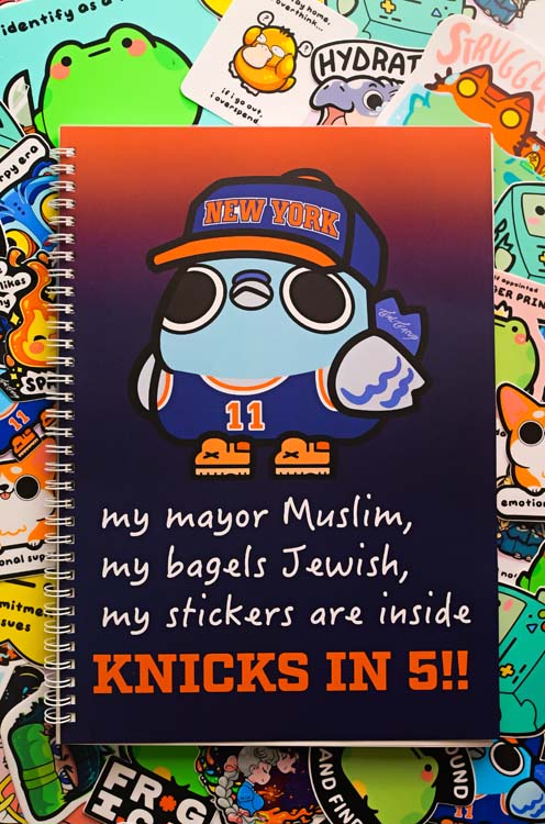 NYC ChonkPigeon Stickerbook (A4 Size) Sticker Book