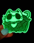 ChonkCat Jack Skellington Sticker (Glow in the Dark) Sticker