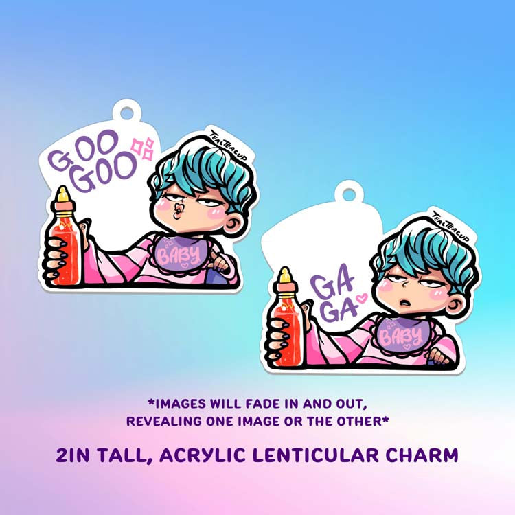 Baby Saja Lenticular Charm TealTeacup Shop