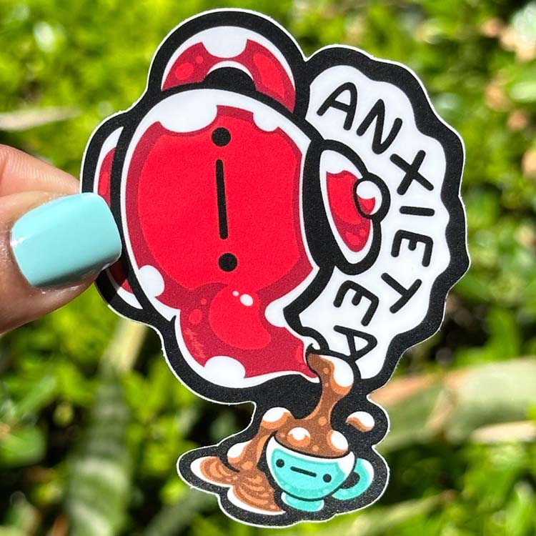 AnxieTEA Sticker Sticker