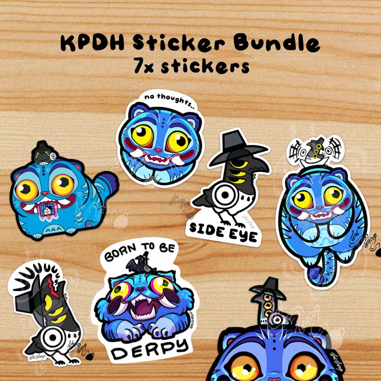BUNDLE: 7 KPOP Demon Hunter Stickers Sticker
