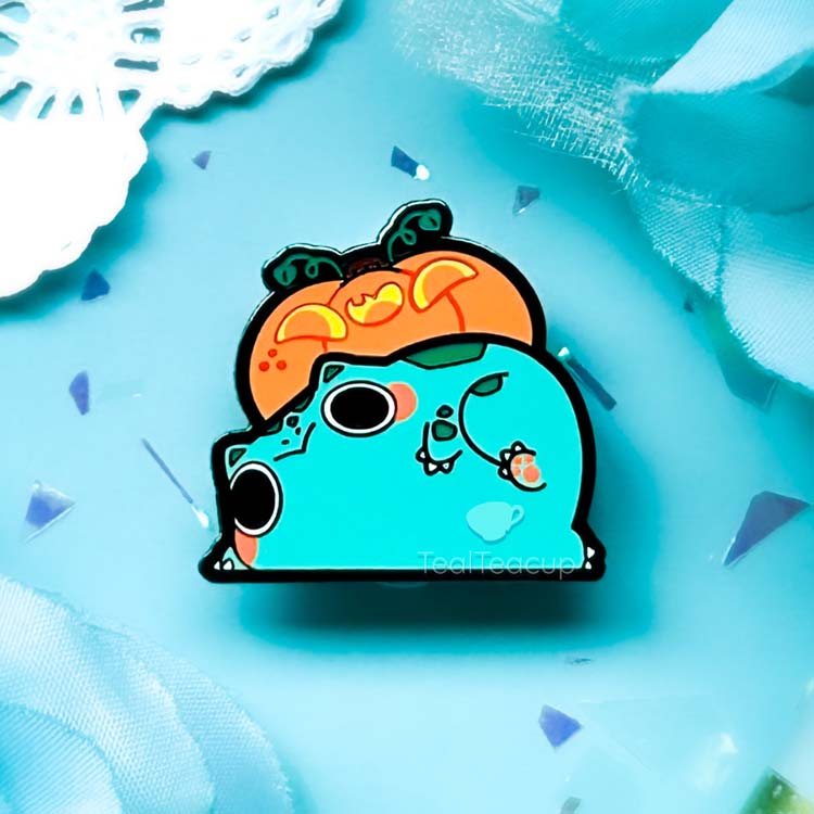 Pumpkin BulbaDerp Pin (new) Enamel Pin Preorder