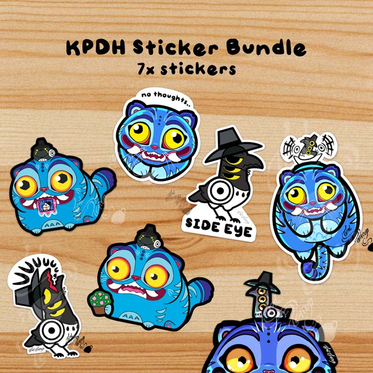 BUNDLE: 7 KPOP Demon Hunter Stickers Sticker