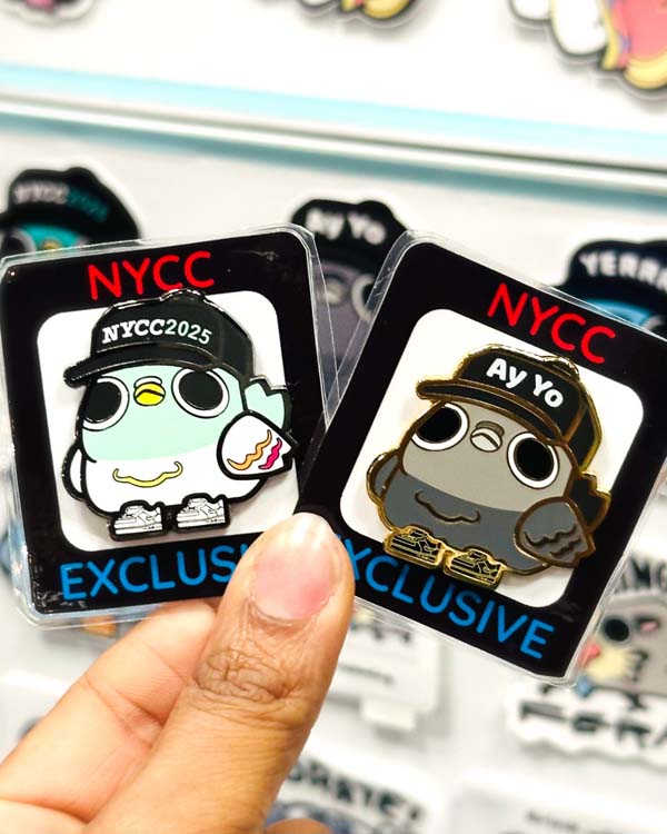 PREORDER: 2 Chonk Pigeon Pins Enamel Pin