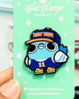 NYC Knicks ChonkPigeon Pin