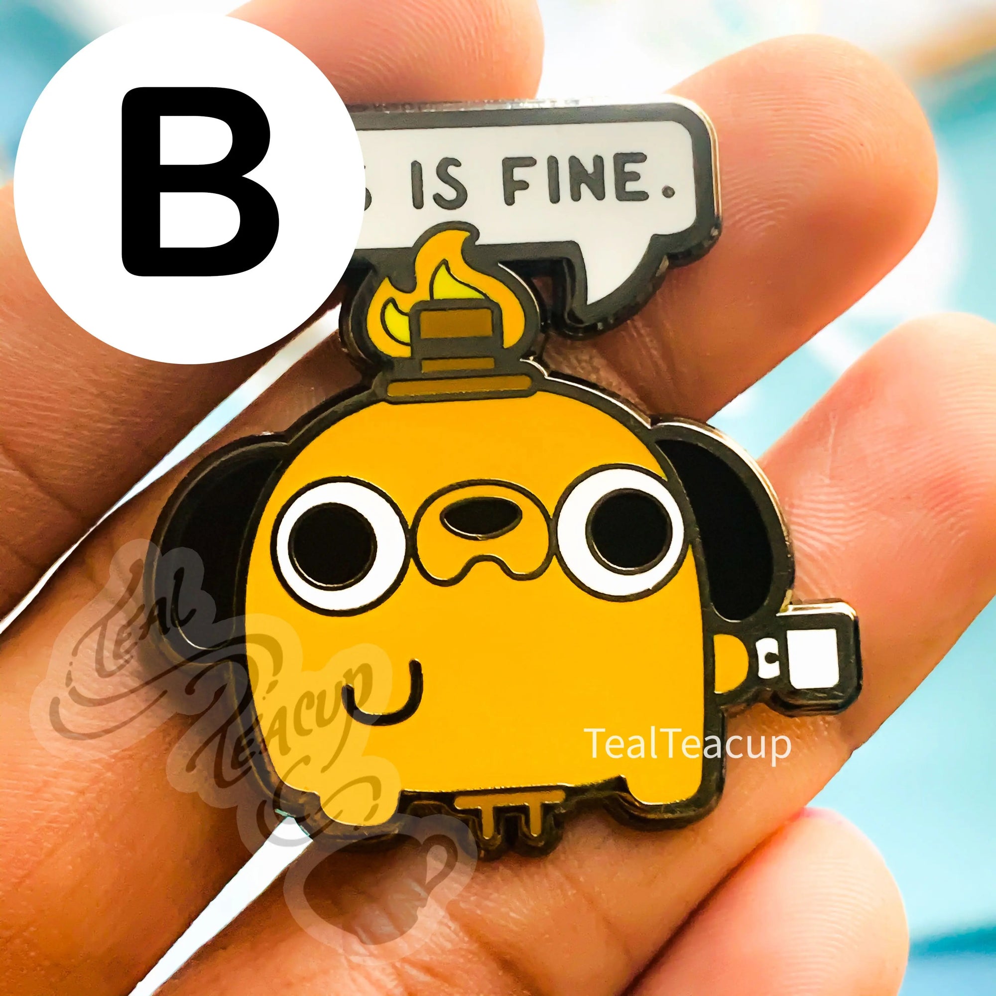 This is Fine Dog Pin